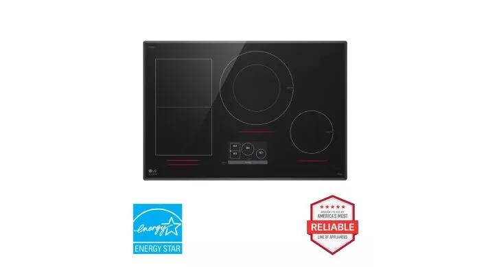 LG STUDIO 30 Induction Cooktop with 4 Burners and Flexible Cooking Zone