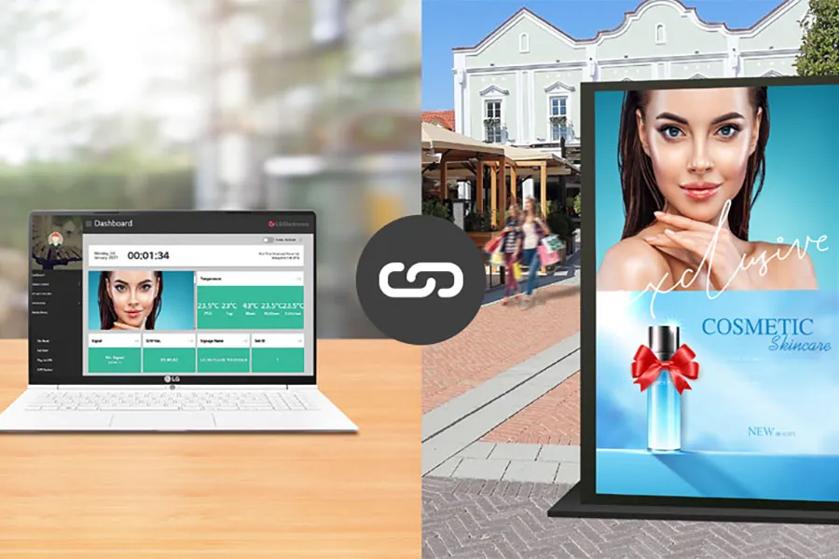 Digital Signage Outdoor 86XF3SK-B Web Monitoring