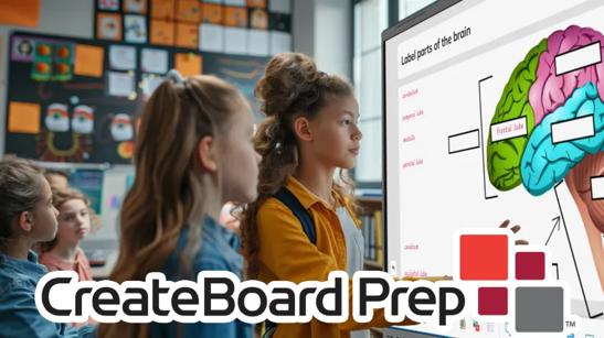 Students use CreateBoard for a lesson