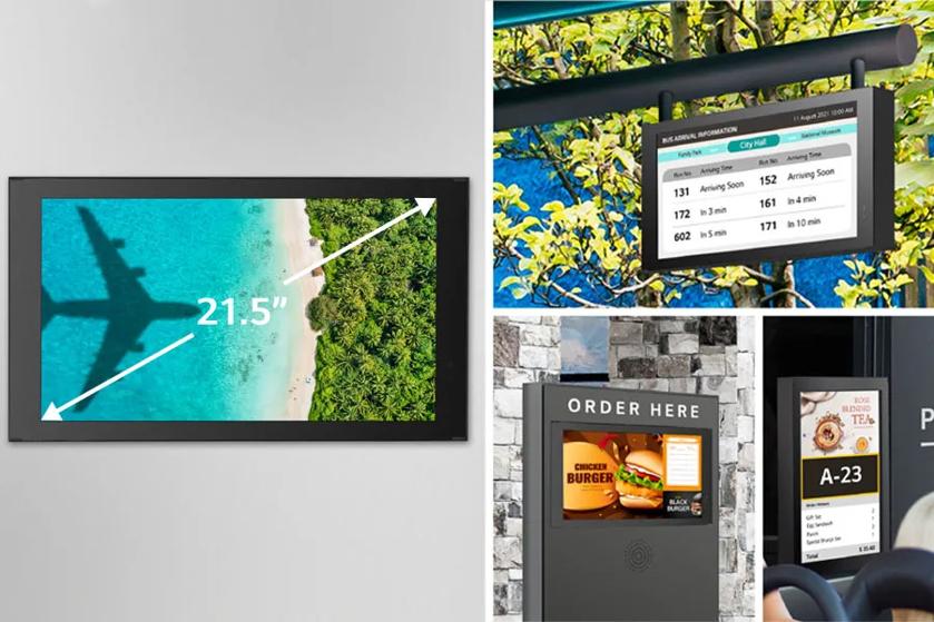 Digital Signage Outdoor 22XE1J-B Versatile Display