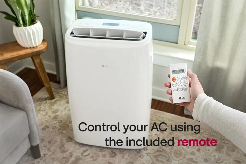LG
Control your AC using the included remote