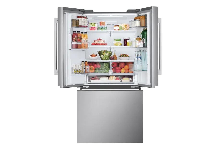 LG LF25H6330S 25 Cu. Ft. Stainless 3-Door French Door Refrigerator on Fridge.com