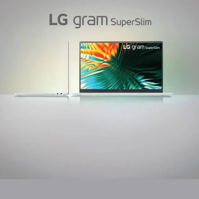 Image for Barely 2 lbs and half inch thin, LG gram SuperSlim is our lightest laptop