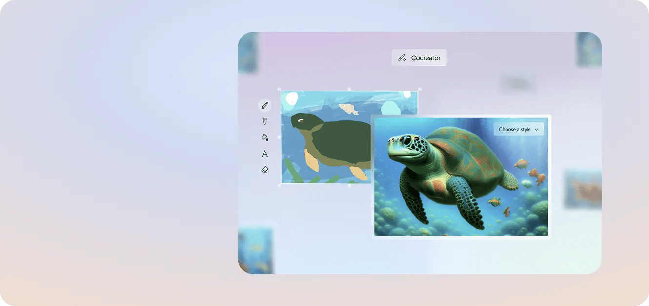 Image of CoCreator feature for desktop.