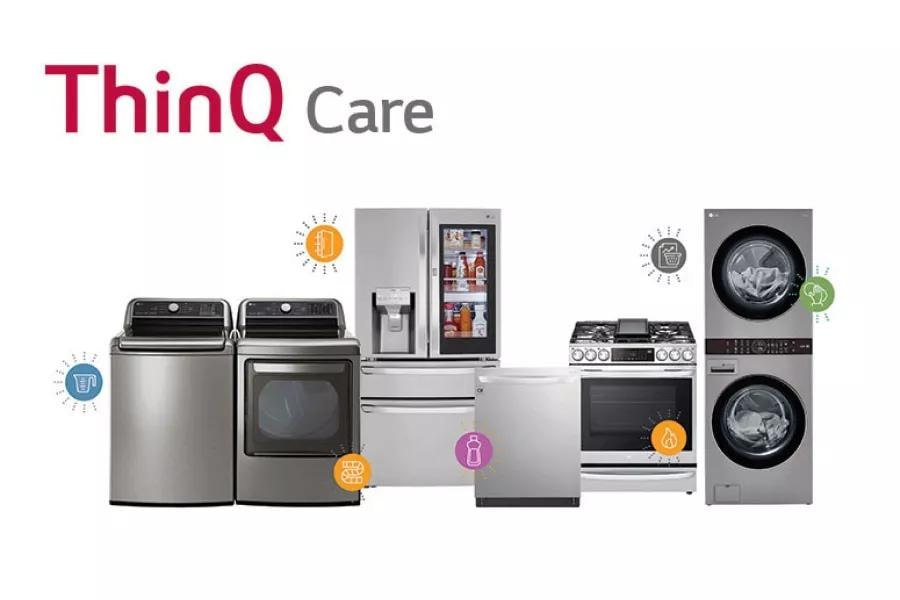 Available on select LG smart appliances