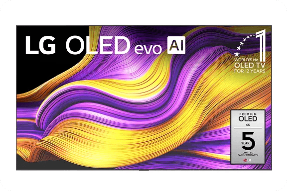 LG OLED evo AI G5 4K Smart TV 2025 with Supplied Wall Mount