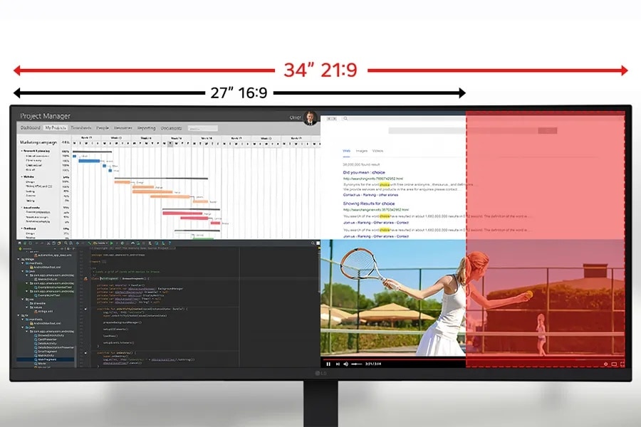 34 Inch UltraWide Monitor - 34U650A-B | LG USA